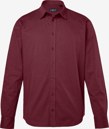 Coupe regular Chemise Men Plus en rouge : devant