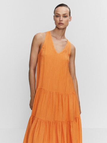 Robe 'Sofia' MANGO en orange : devant