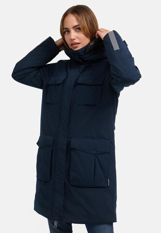 Parka invernale 'Eissturm 14' di NAVAHOO in blu: frontale