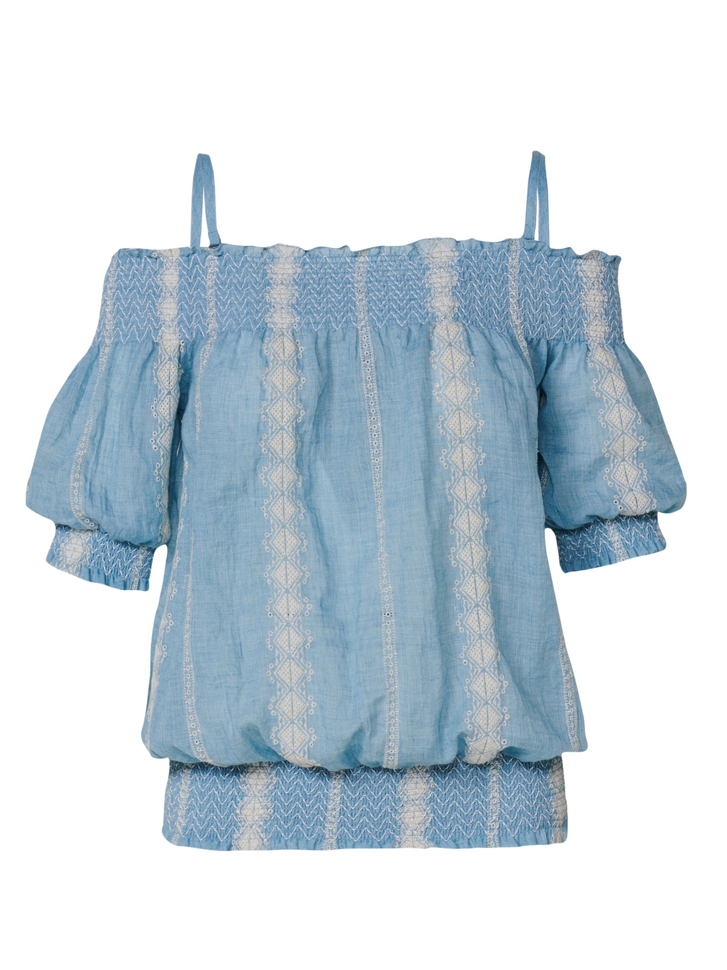 Camicia da donna di KOROSHI in blu: frontale