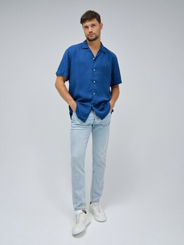 Salsa Jeans Regular Fit Hemd in Blau