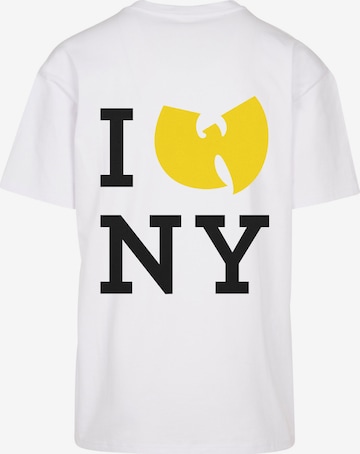 Mister Tee Shirt 'Tang Loves NY' in Wit