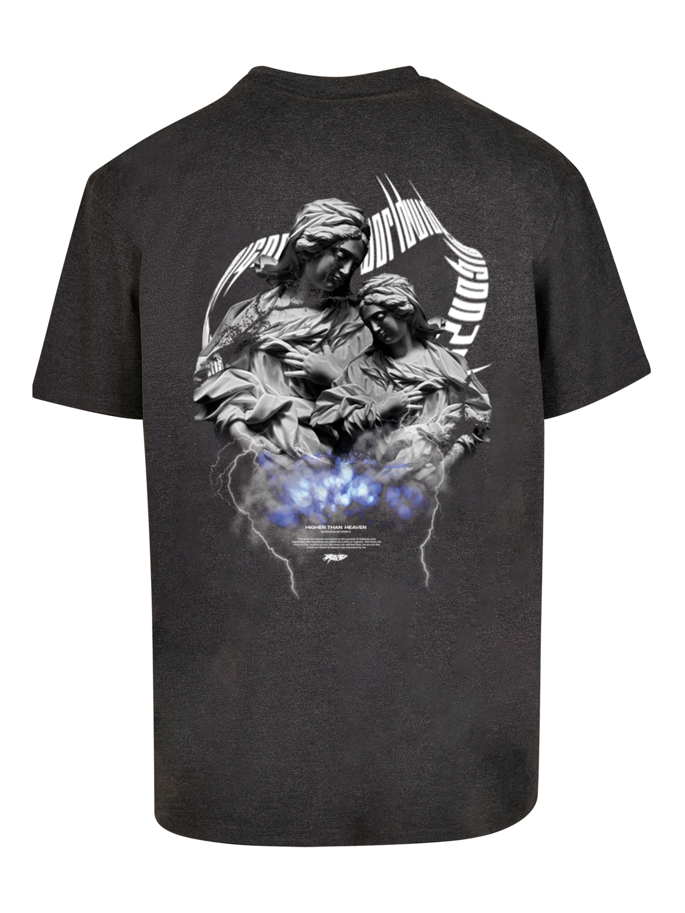 MJ Gonzales Tričko 'Higher Than Heaven' - Sivá