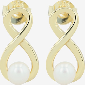 Akzent Earrings '"Meggi" aus 925 Sterlingsilber, rhodiniert, langlebig' in Gold: front