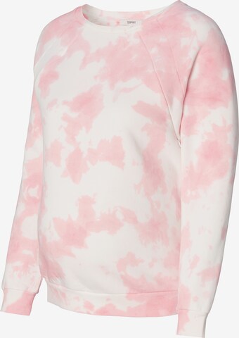 Esprit Maternity Sweatshirt in Roze: voorkant