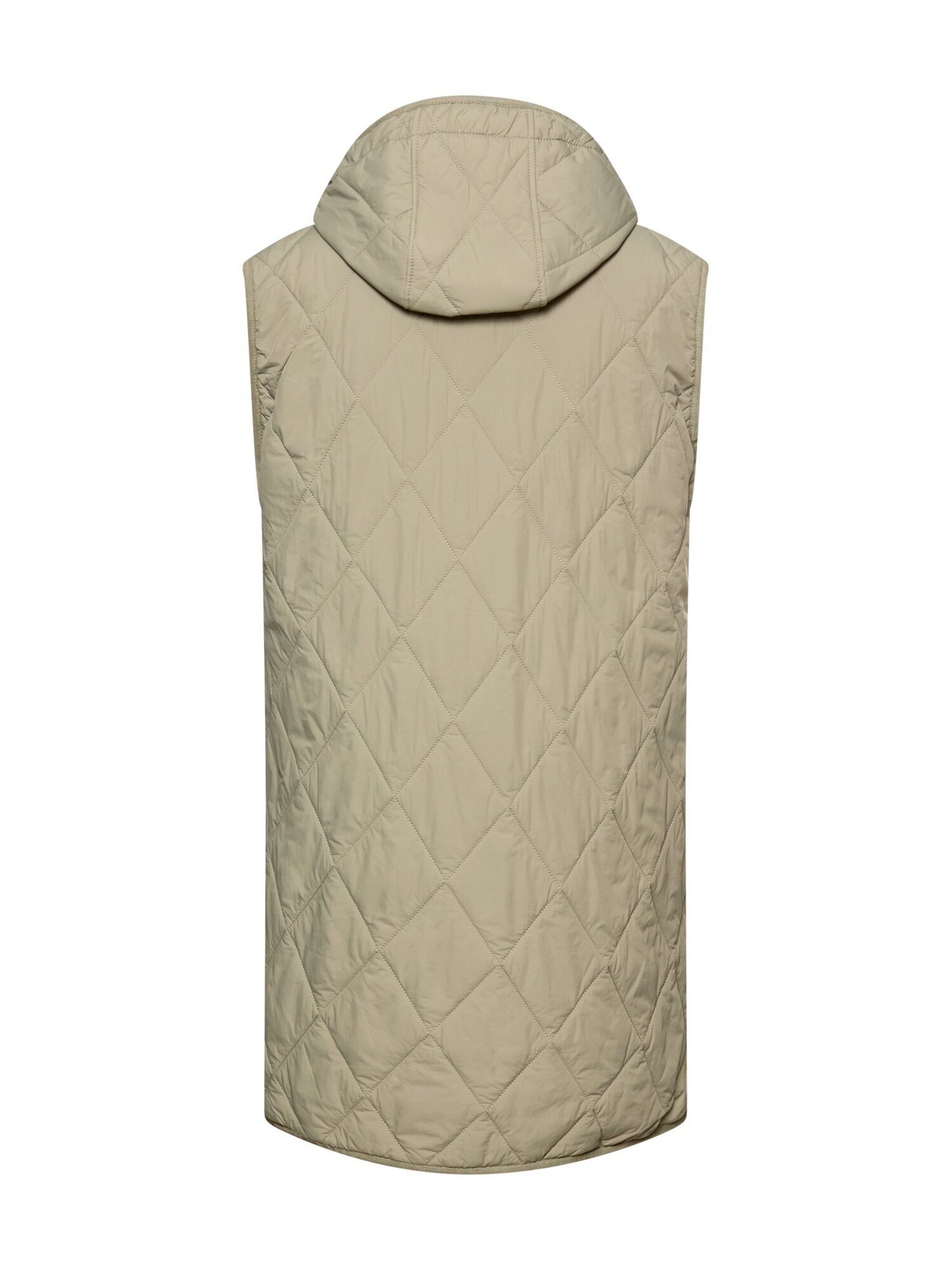 CAMEL ACTIVE Lange Weste mit Kapuze in Grün