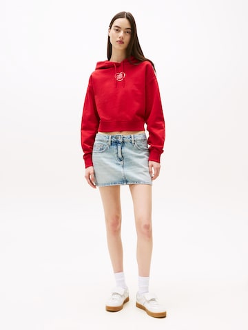 Tommy Jeans Μπλούζα φούτερ 'HEART' σε κόκκινο