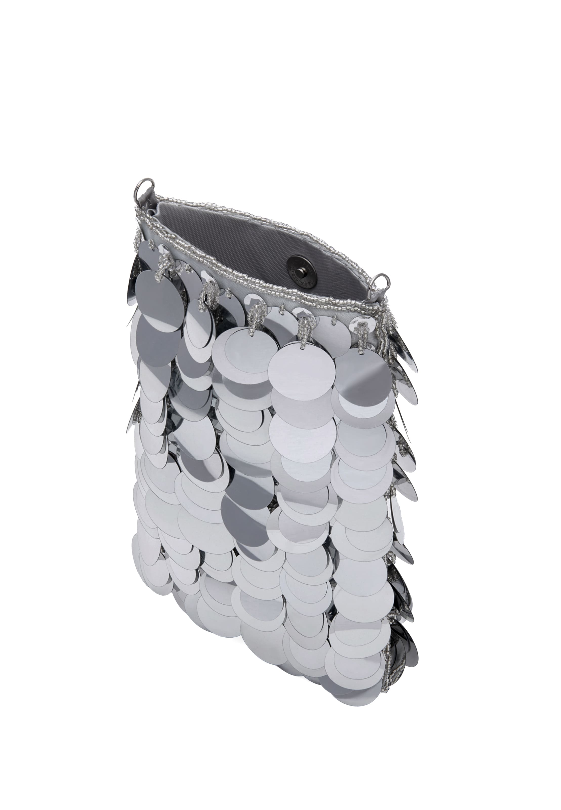 Sac à bandoulière faina en argent