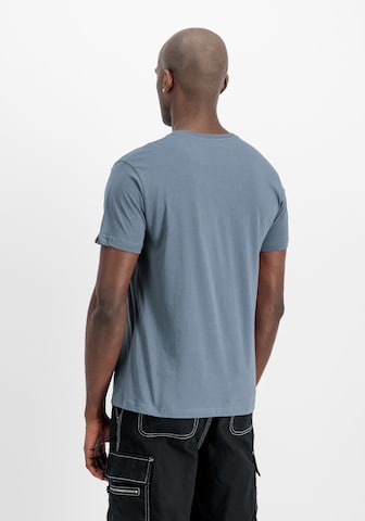 Regular fit Tricou de la ALPHA INDUSTRIES pe albastru