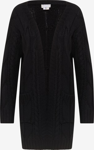 Usha Knit Cardigan in Black: front