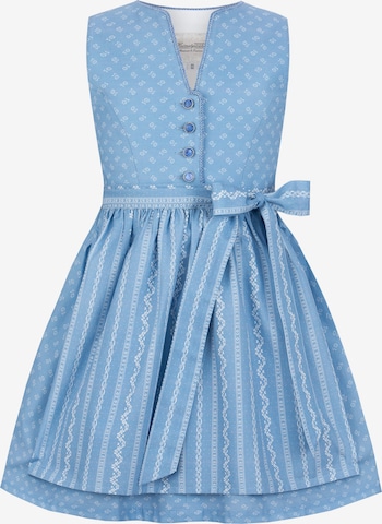 STOCKERPOINT Dirndl 'Leni' in Blau: Vorderseite