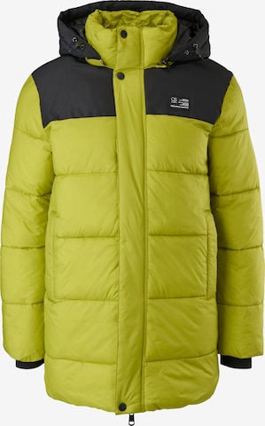 QS Winter Jacket in Yellow: front