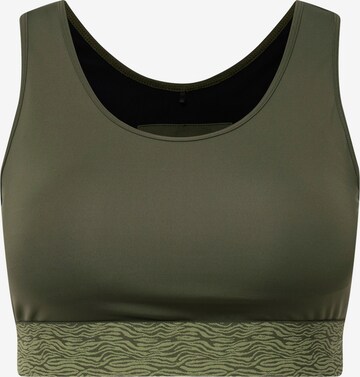 Studio Untold Bustier Sport bh in Groen: voorkant