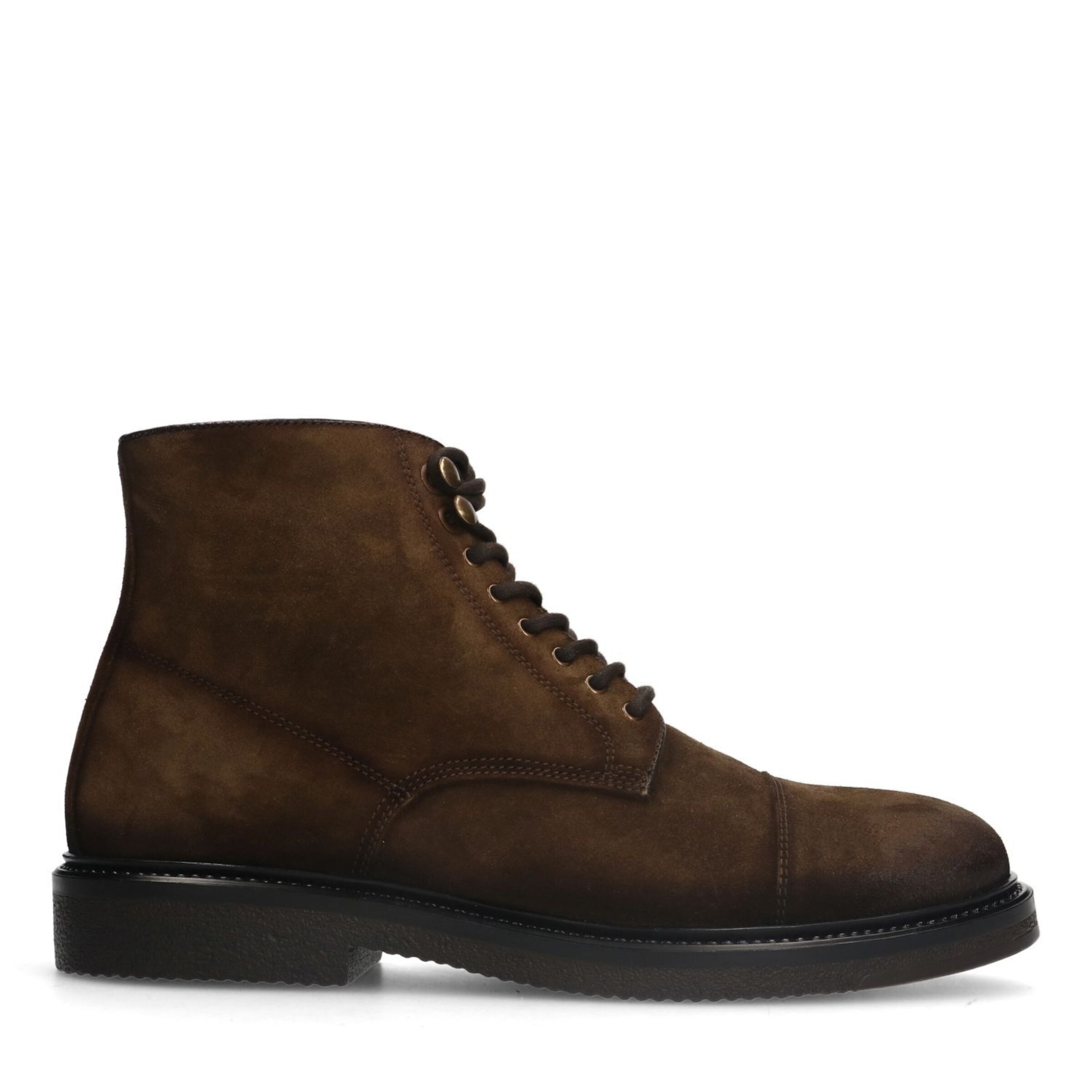 Bottines à lacets MANFIELD en marron