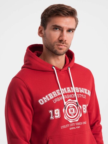 Ombre Sweatshirt 'OM-SSPS-0143' in Rood