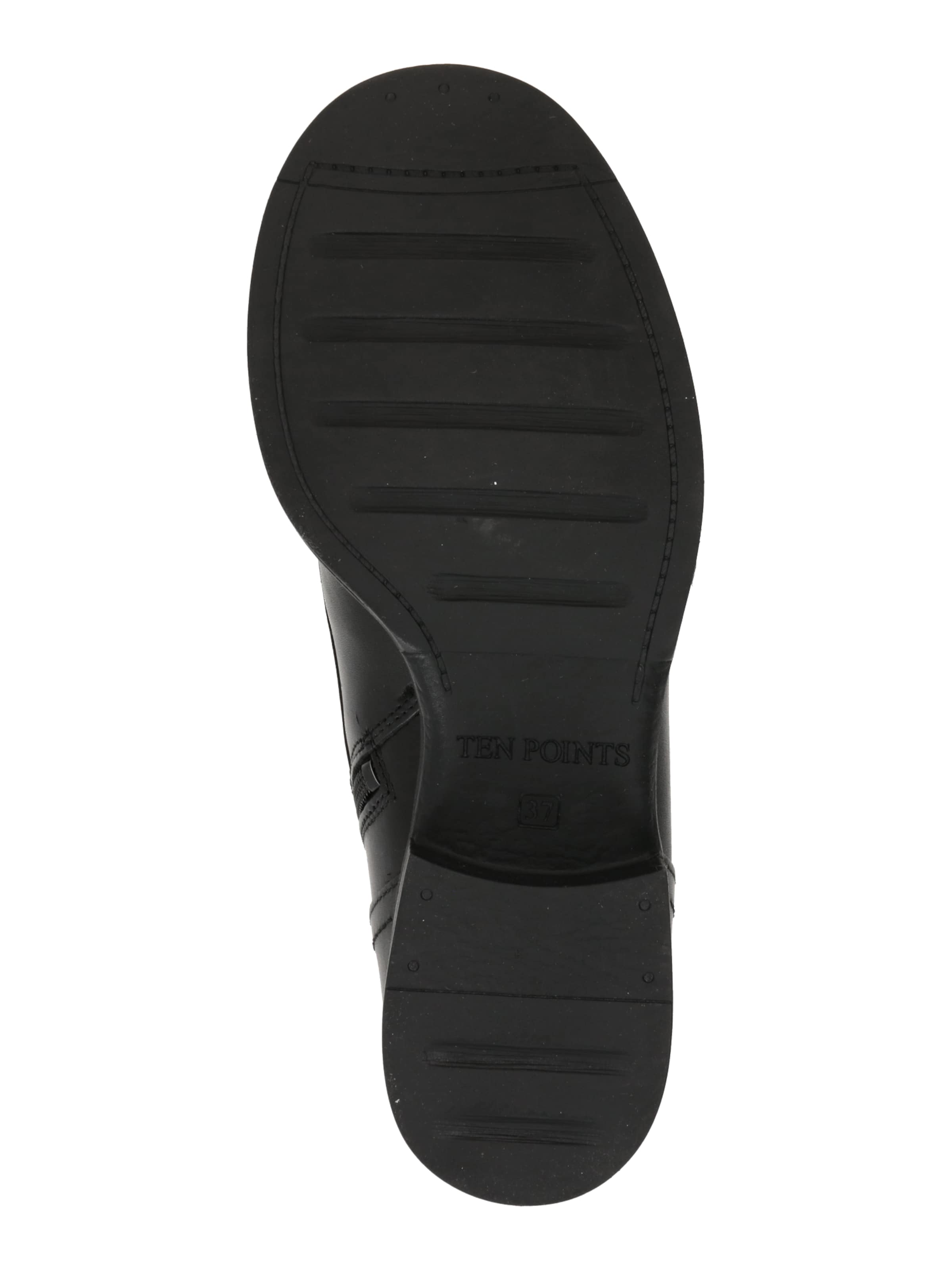 Ten Points Lace-up bootie 'PANDORA' in Black