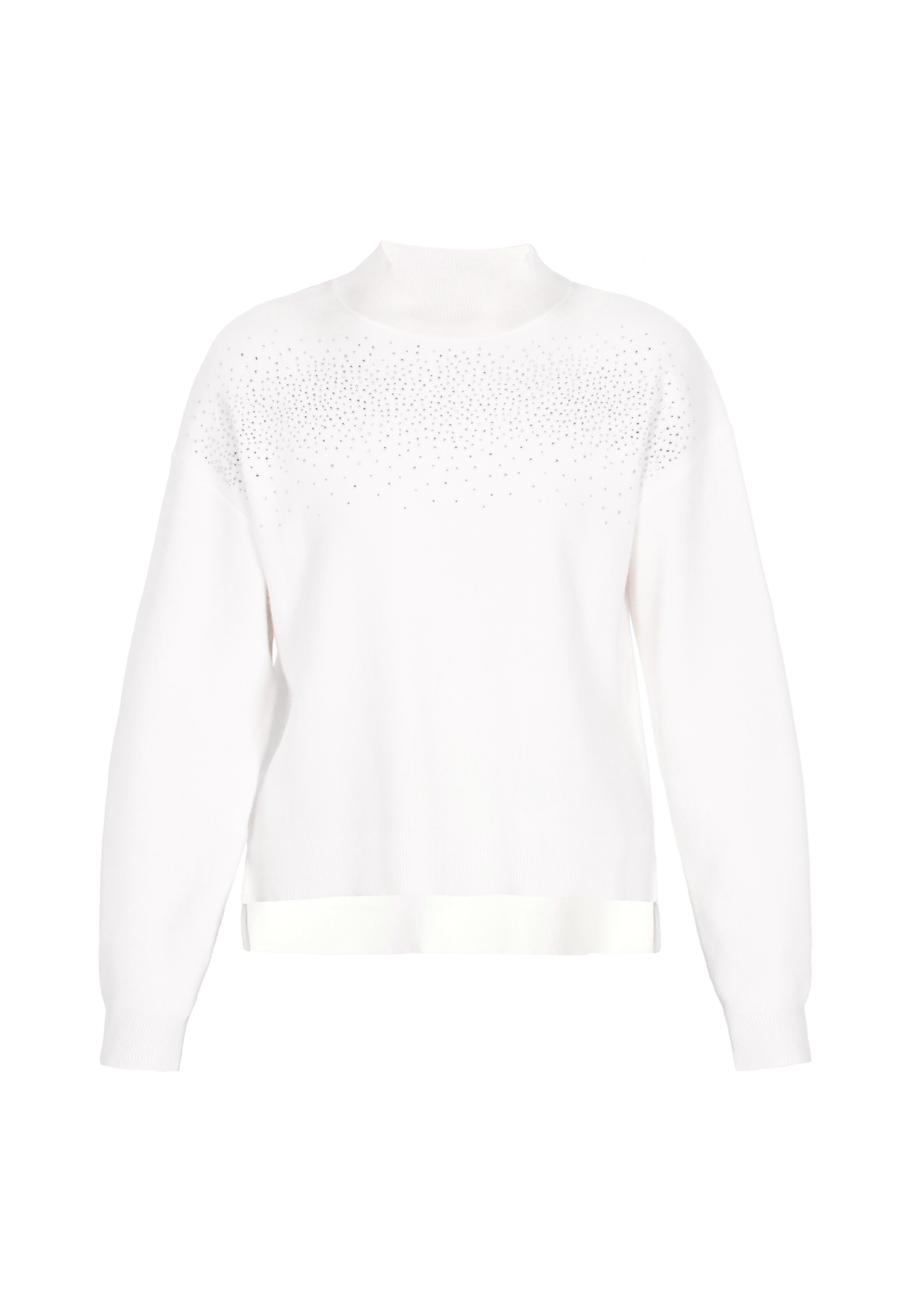 Pulover de la usha BLACK LABEL pe alb: față