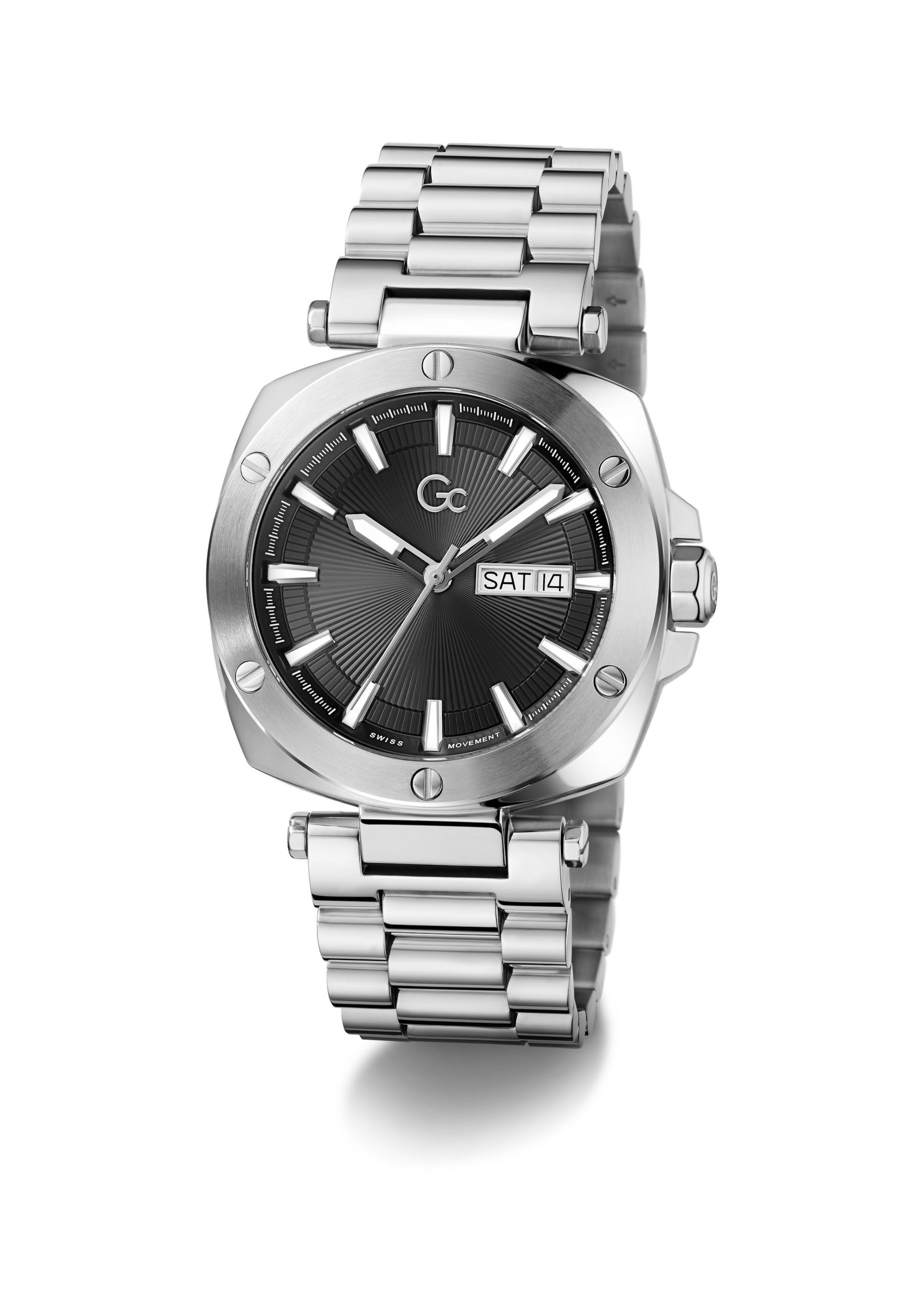 Montre à affichage analogique ' Nobilis ' Gc en argent