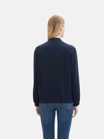 TOM TAILOR - Sweatshirt em azul