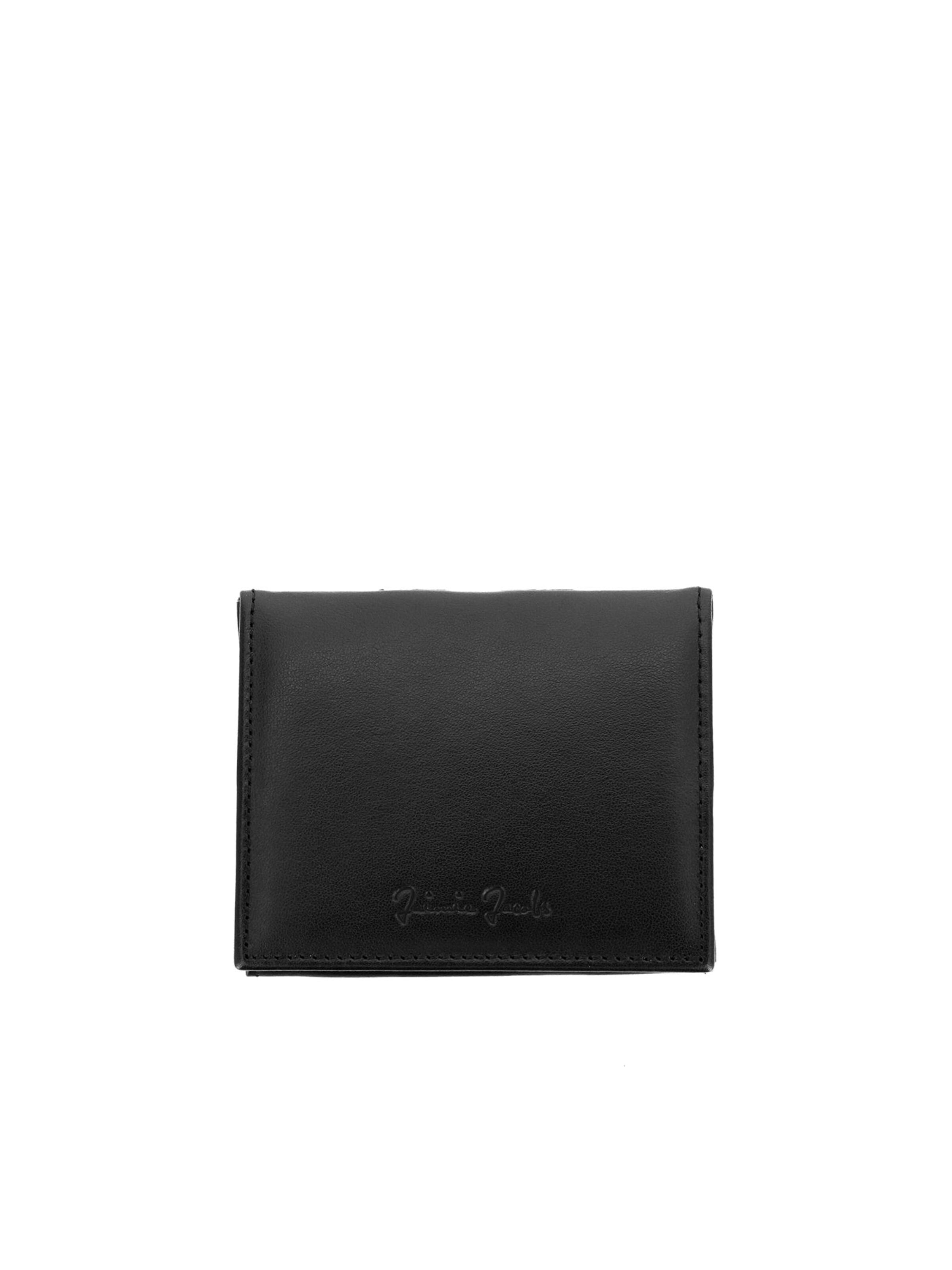 Jaimie Jacobs Wallet 'Flap Boy - Magic Wallet with Coin Pocket' in Black: front