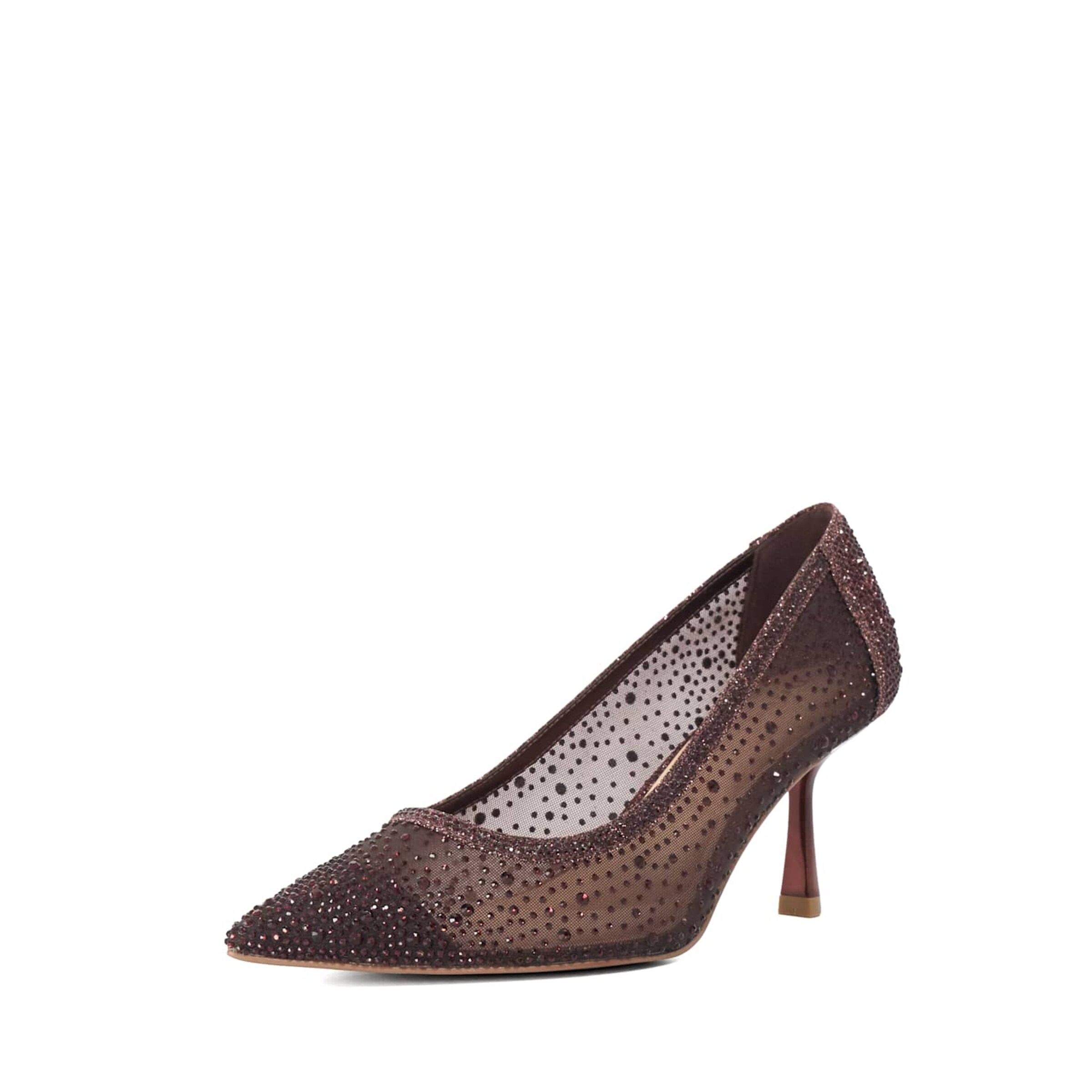 Escarpins 'BRIVELLE' Dune LONDON en marron : devant