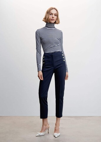 MANGO Regular Broek in Blauw