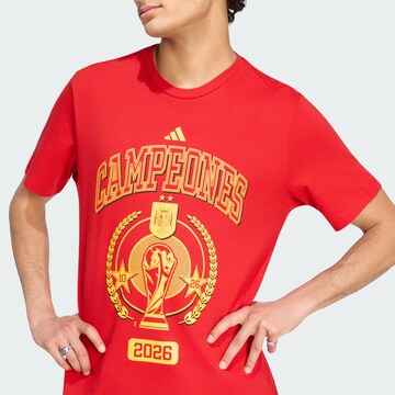 ADIDAS PERFORMANCE - Camisa funcionais 'FEF H WIN26' em vermelho