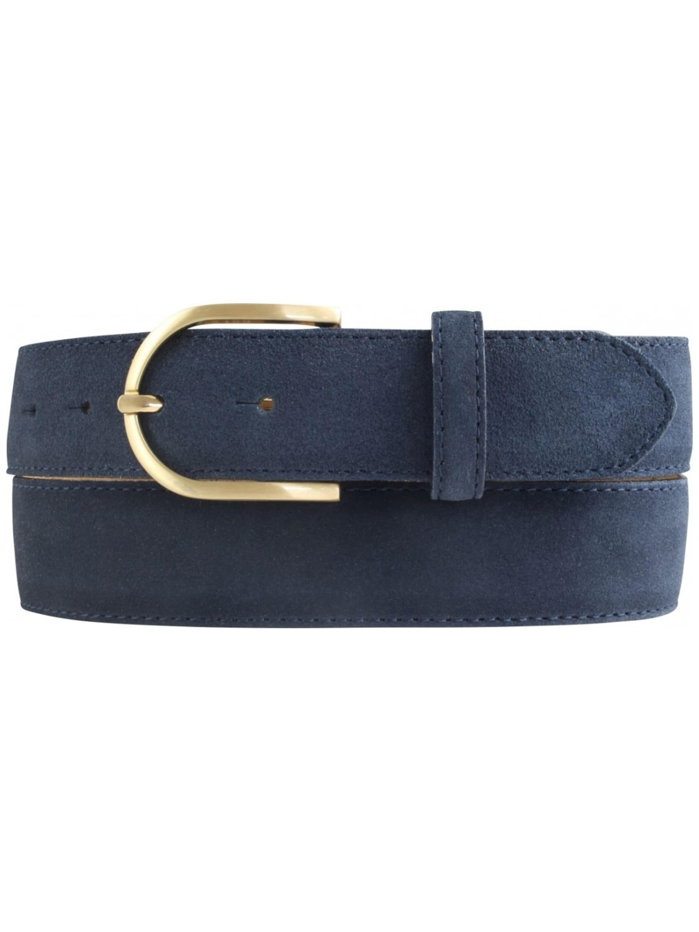 BELTINGER Gürtel 'Palermo'‌‌‌‌‌‌ in Blau: Vorderseite