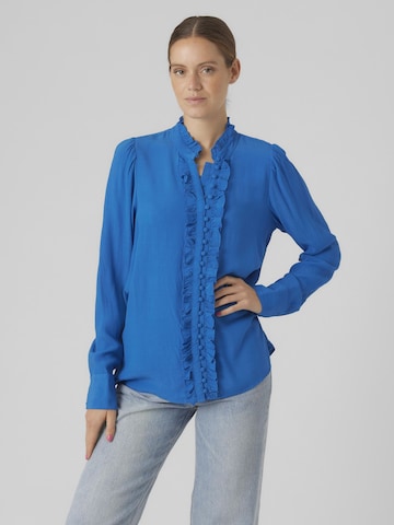 VERO MODA Blouse 'SELLA' in Blue: front