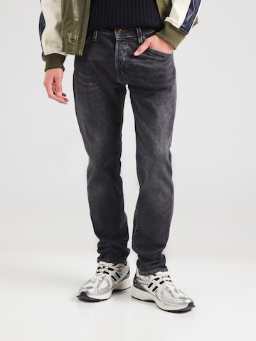 pilka JACK & JONES Siaurėjantis Džinsai 'JJIMIKE JJFOX': priekis