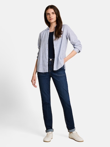 zils TOM TAILOR Pakapēniski sašaurināts piegriezums Džinsi 'Maya'