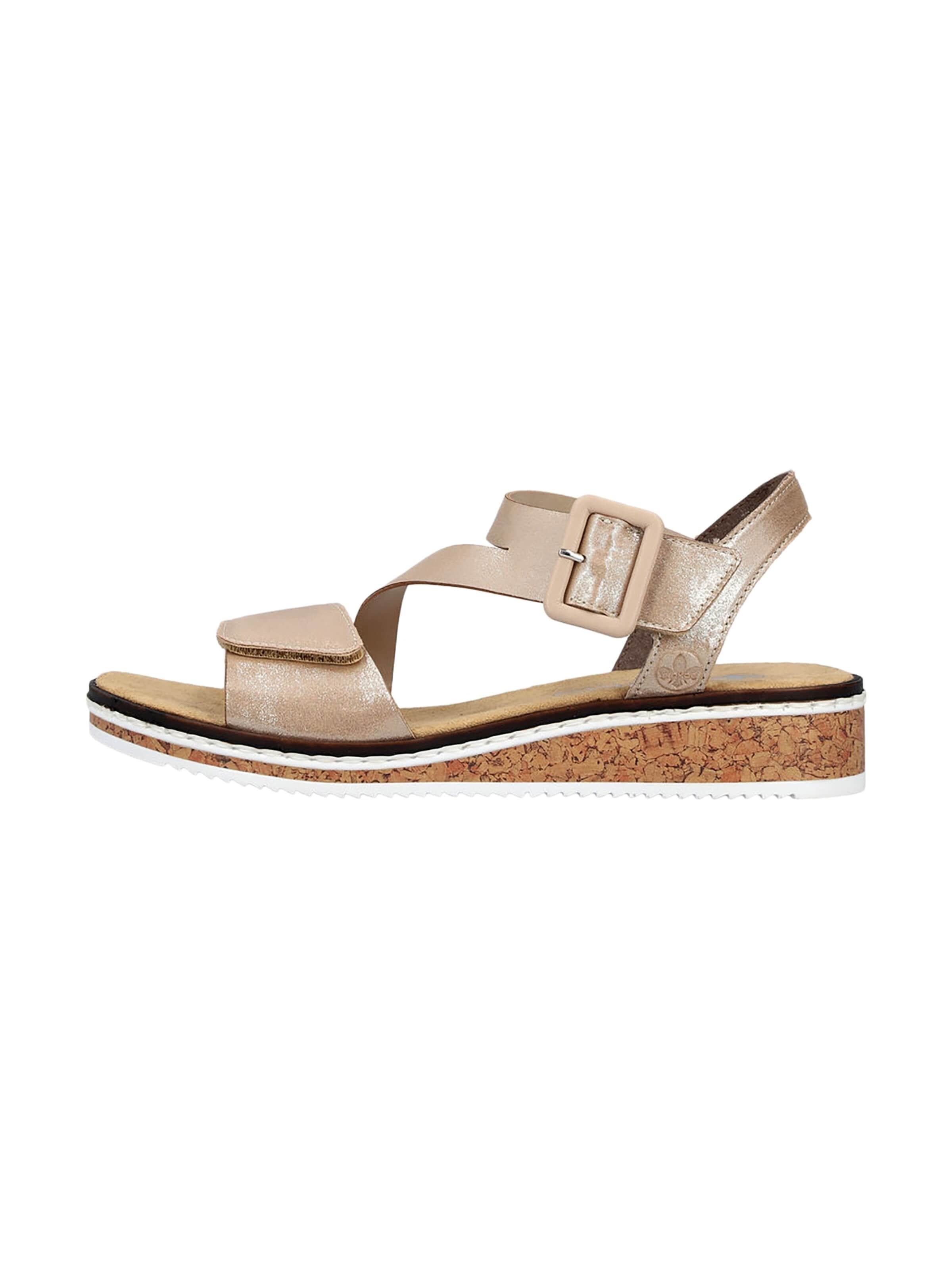 Rieker Sandale in Beige: Vorderseite