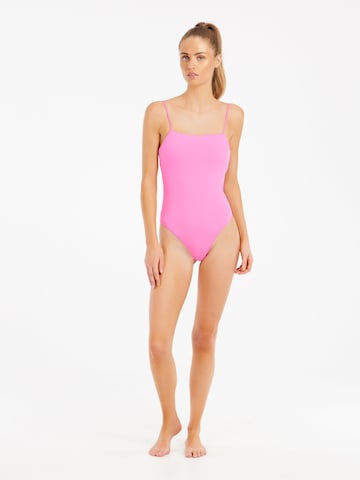 PROTEST Badeanzug 'PRTTime'‌‌‌‌ in Pink