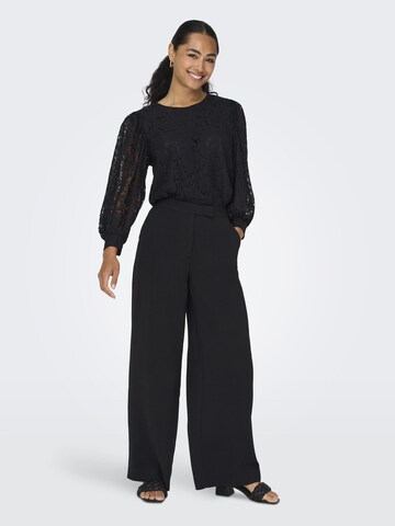 Camicia da donna 'YRSA' di ONLY in nero