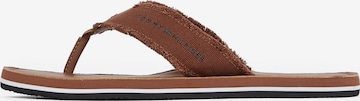 Infradito di TOMMY HILFIGER in marrone: frontale