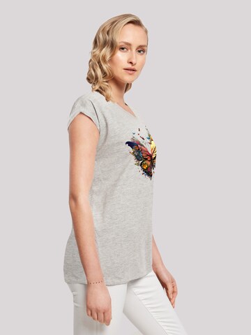 T-shirt 'Schmetterling' F4NT4STIC en gris