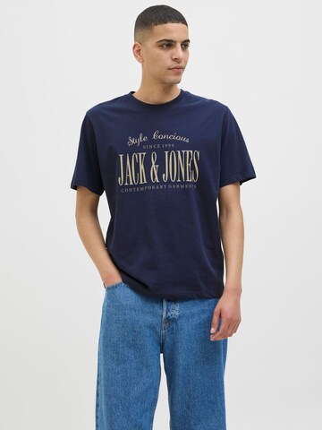 T-Shirt JACK & JONES en bleu : devant