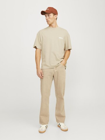 JACK & JONES Shirt in Beige
