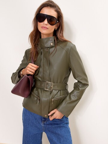 Lipsy Демисезонная куртка в Зеленый: спереди