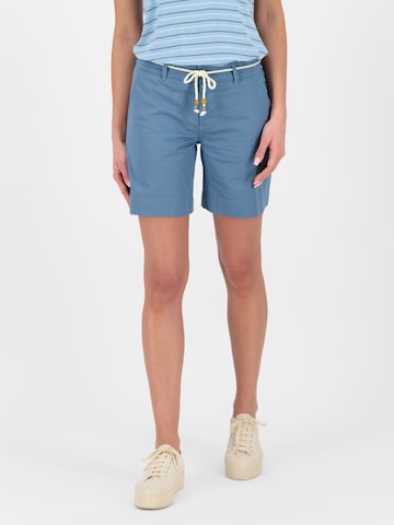 alife & kickin Regular Chino in Blauw: voorkant