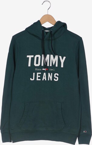 Tommy Jeans Sweatshirt & Zip-Up Hoodie in M in Green: front