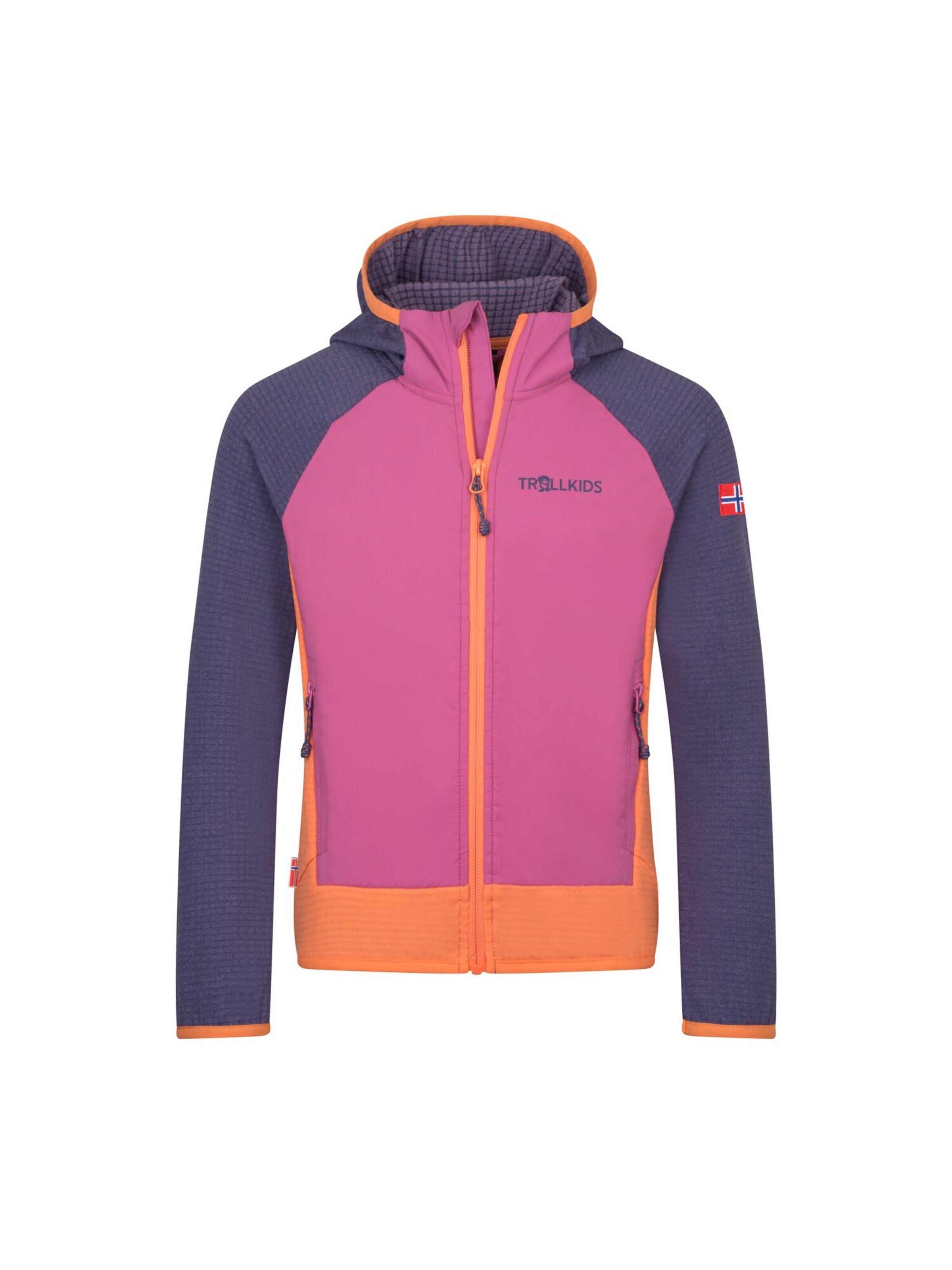 TROLLKIDS Fleece Jacket in Purple: front