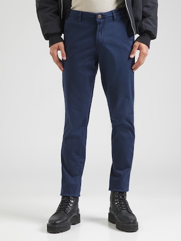 JACK & JONES - Slimfit Calças chino 'JJIMarco JJBowie' em azul: frente