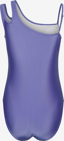 MAMALICIOUS Bandeau Swimsuit 'Tuli' in Purple