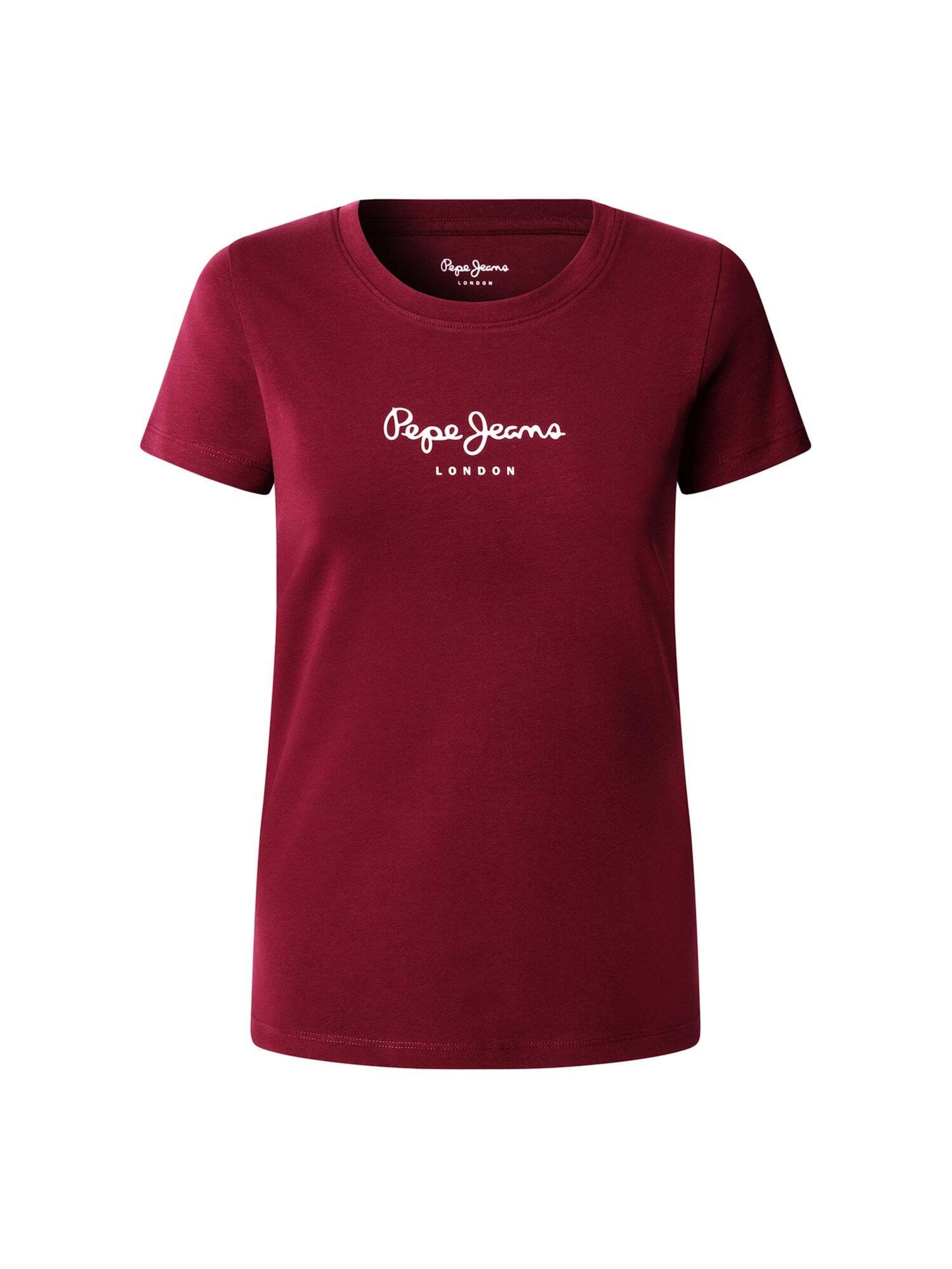 Pepe Jeans T-Shirt &#x27;Virginia&#x27; in Rot: Vorderseite