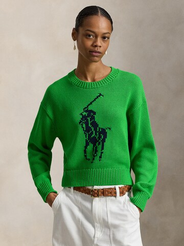 žalia Polo Ralph Lauren Megztinis: priekis