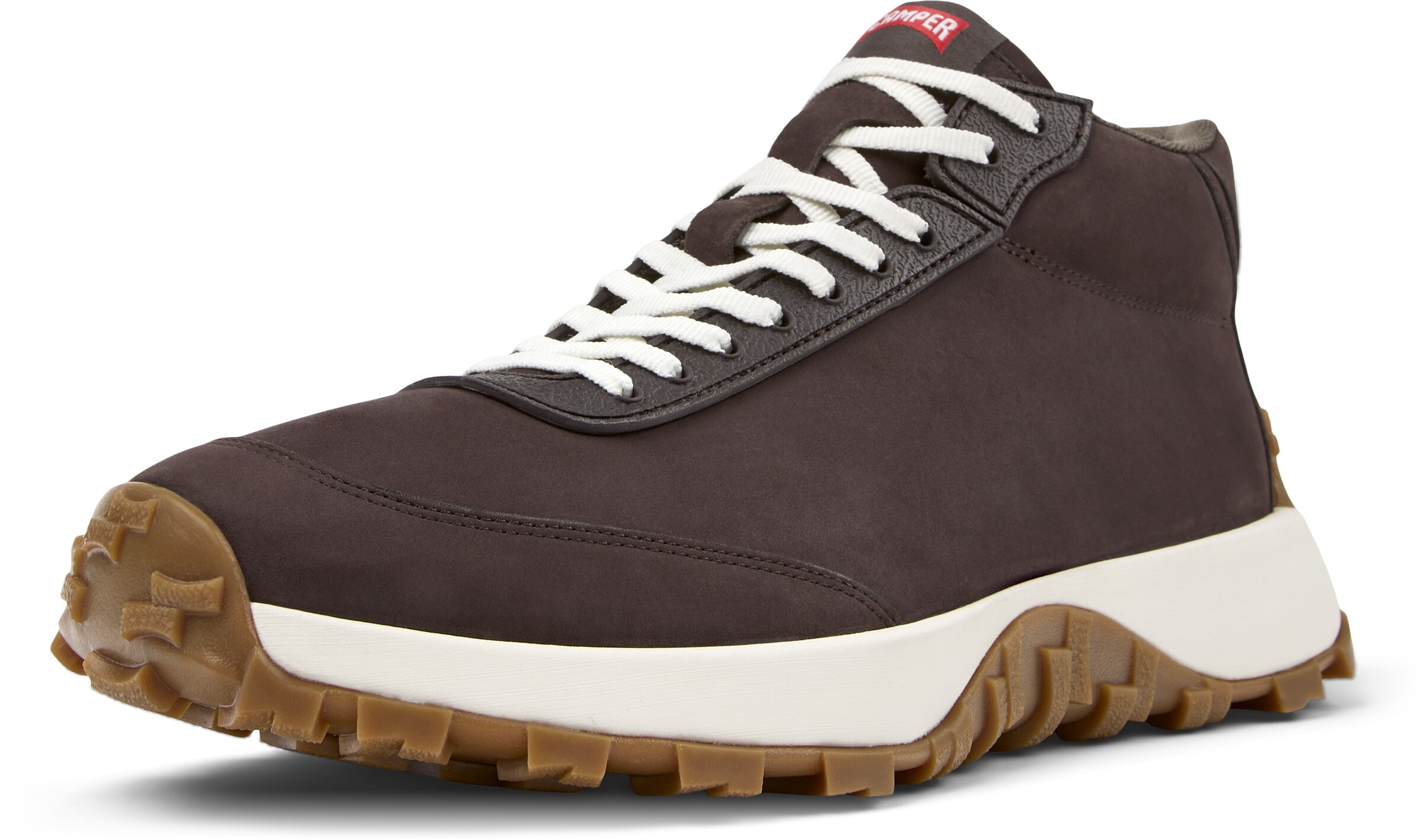 CAMPER Lace-up boots 'Drift Trail' in Brown: front