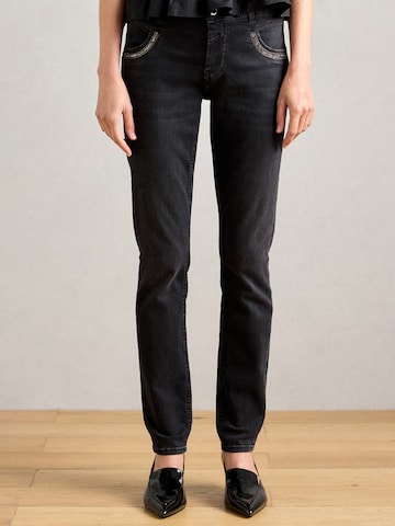 MOS MOSH - regular Vaquero 'MMNaomi' en negro: frente