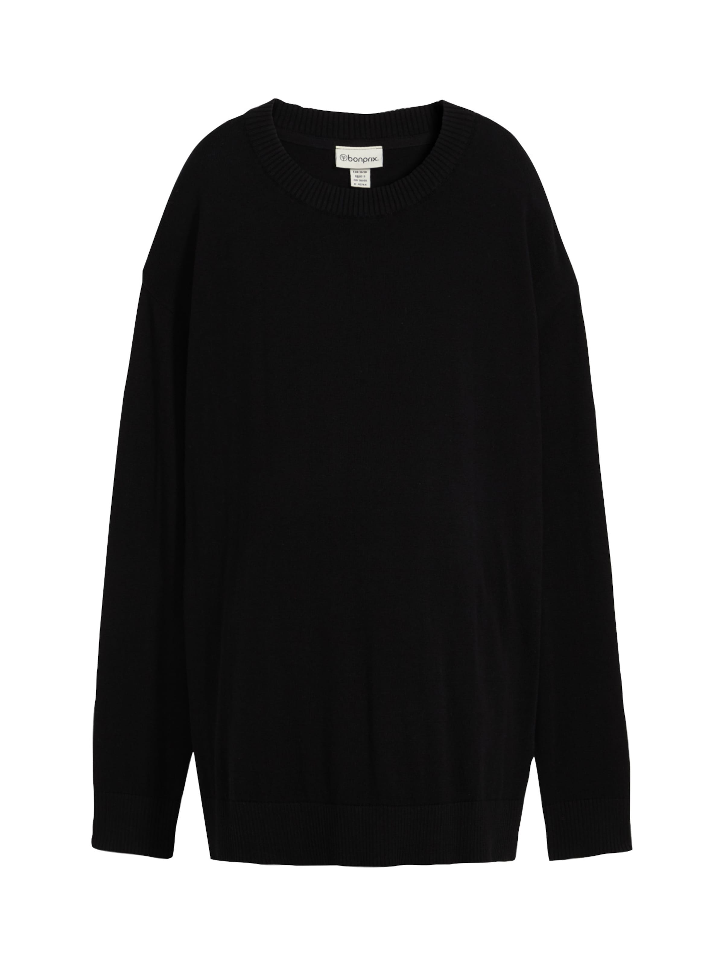 Pull-over bonprix en noir : devant