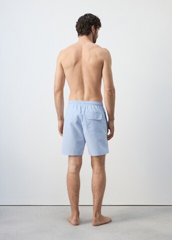 MANGO MAN Badeshorts 'Seer' in Blau